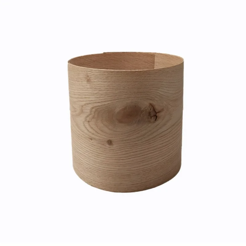 0.5mm Oak Wood Veneer with Natural Knots for Furniture DIY Wall Accent Cabinet Upgrade Table Cover Panels Veneer L:250X16/28cm