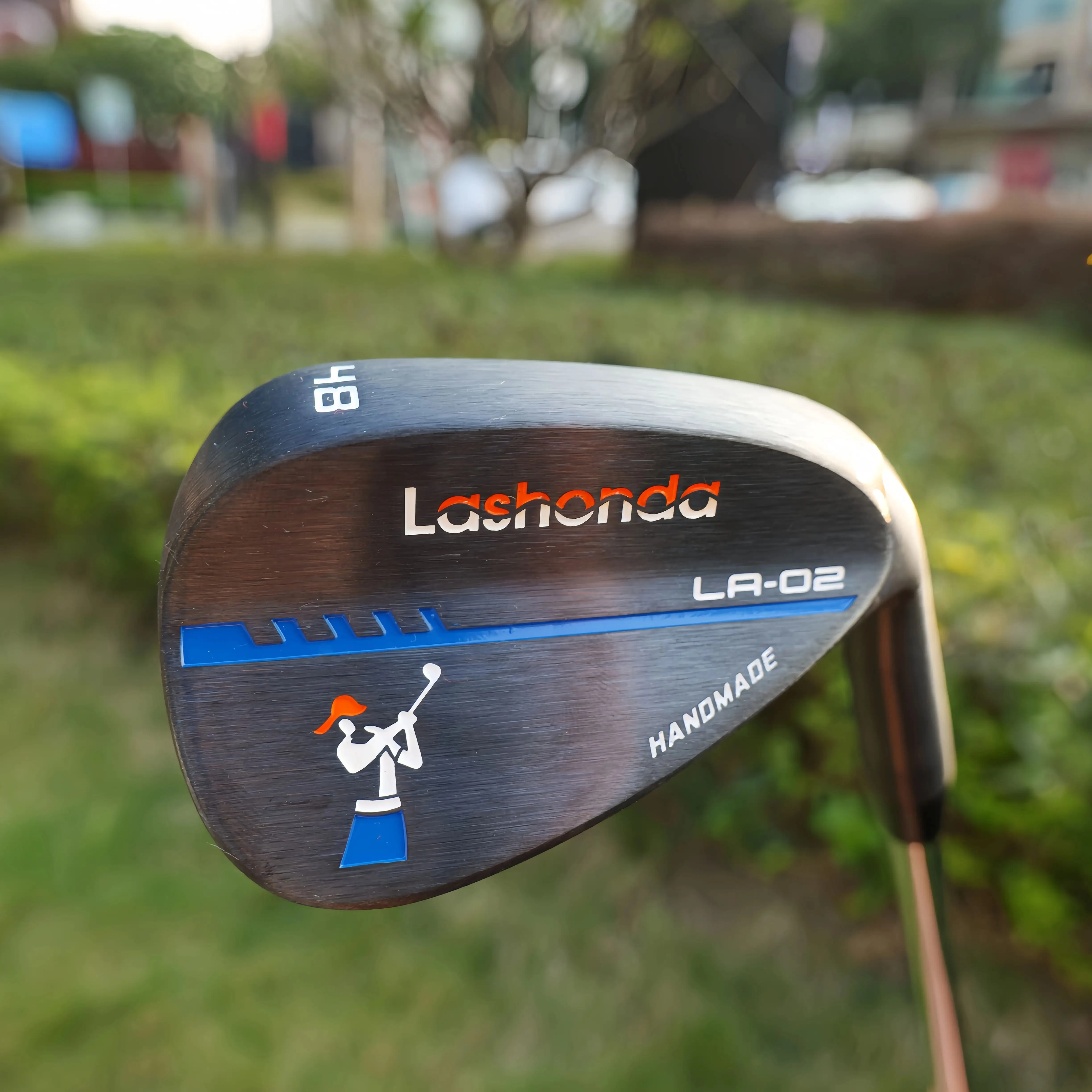 

Клюшка для гольфа Lashonda LA-02 Golf Wedge с широкой подошвой, высоким отскоком и универсальным назначением, черно-синяя