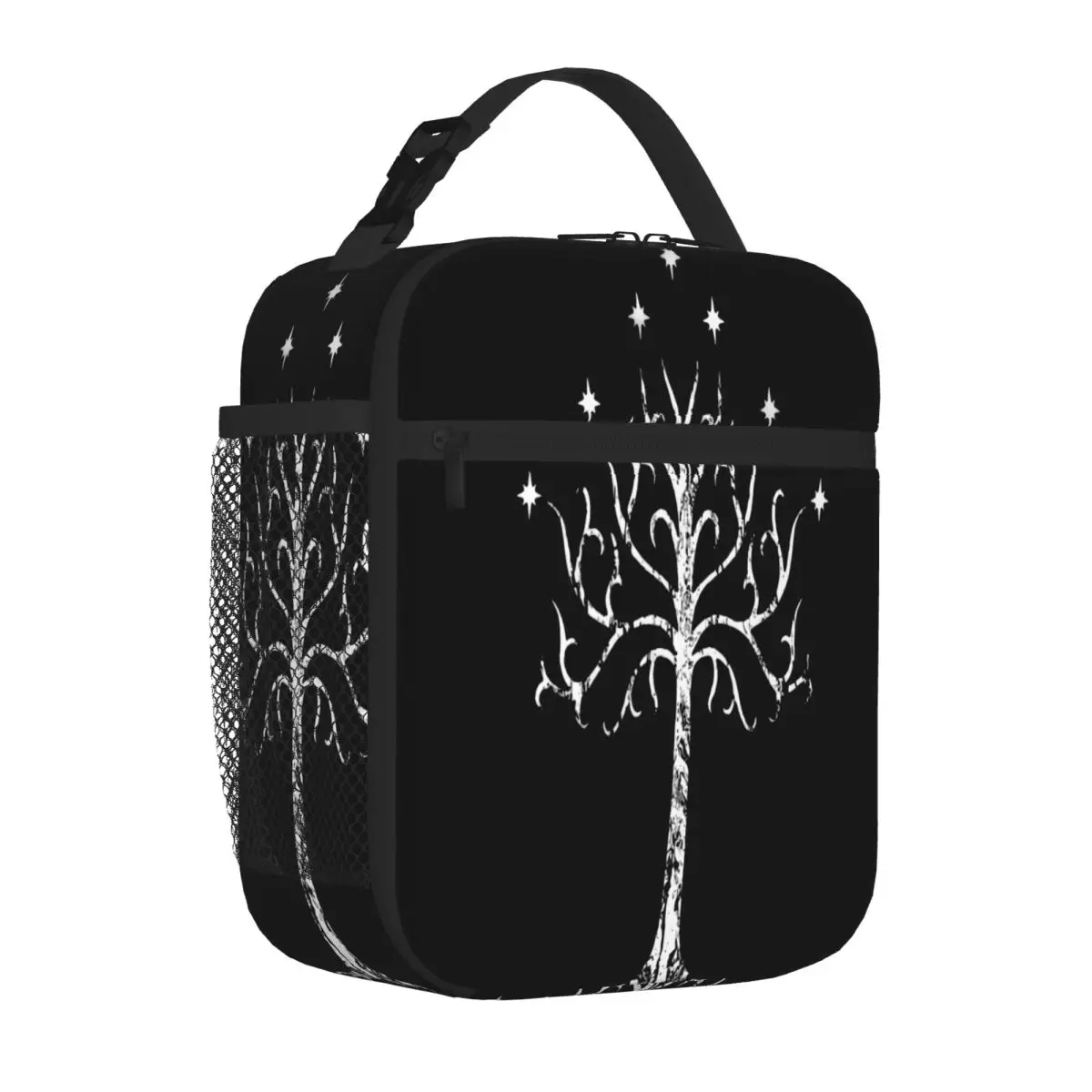 Hot Sale White Tree Of Gondor Tolkien 100Cotton Abstract Carry Lunch Bag Garden Party Foldable Lunch Bag