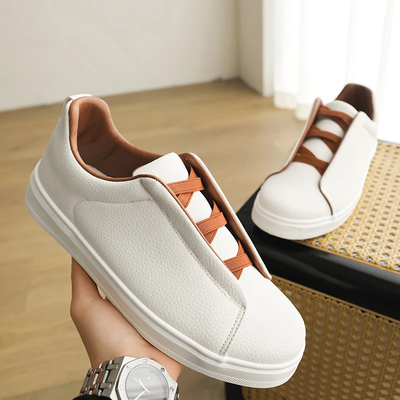 

Luxury Brand Men's Shoes Handmade Casual Sneakers Business Slip-on Shoes Anti-slip Breathable Sports Shoes Loafers Holiday Gifts