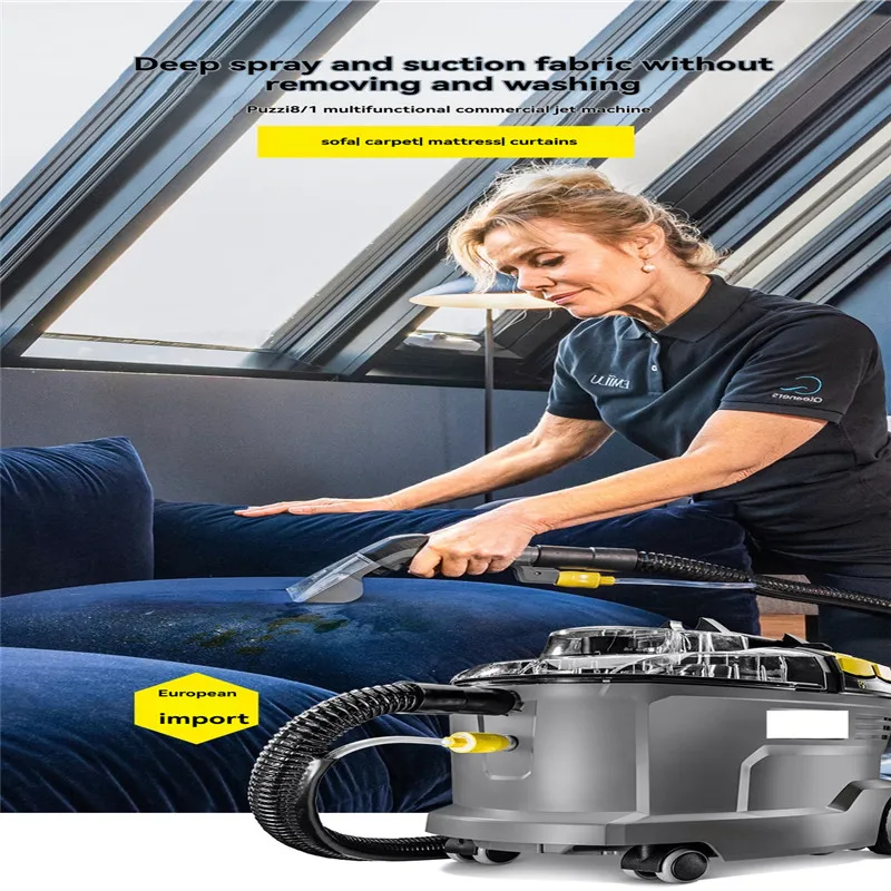 Vacuum cleaner drum vacuum cleaner carpet cleaning machine high-power decoration industrial water absorption dry and wet curtai