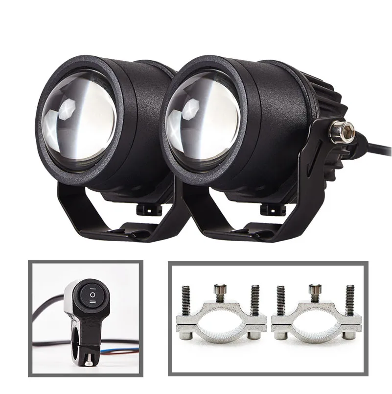 Motorfiets Koplamp Mistlamp Led Extra Rijden Licht Voor Bmw R1200GS F800GS Honda Yamaha Super Heldere Schijnwerpers - afbeelding 1