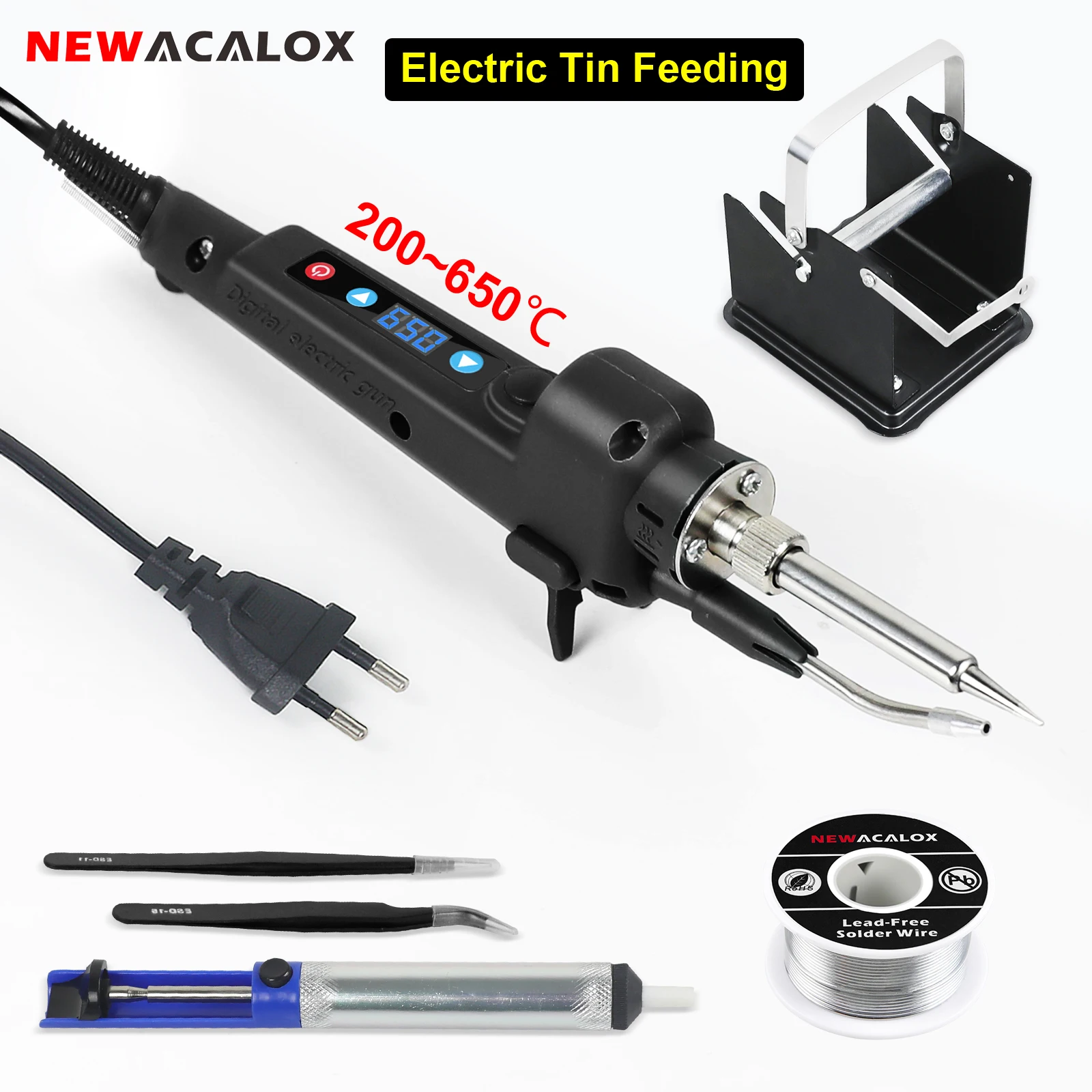 NEWACALOX 360 ° Tempat PCB Dapat Disesuaikan dengan 2 Buah Solder Fleksibel Magnetik Perbaikan Tangan Ketiga Stasiun Bantuan