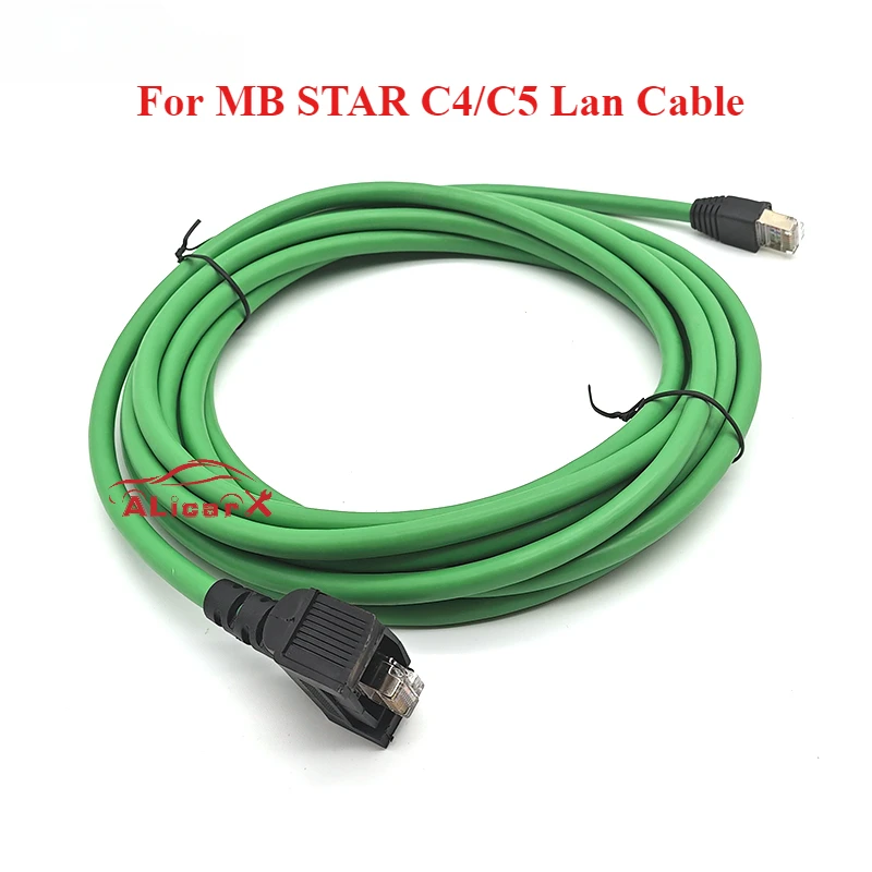 For SD Connect Multiplexer Green Lan Cable Automotive Obd2 Cable For MB Star C4 C5 Diagnostic Tool Car Repair Automobiles Parts