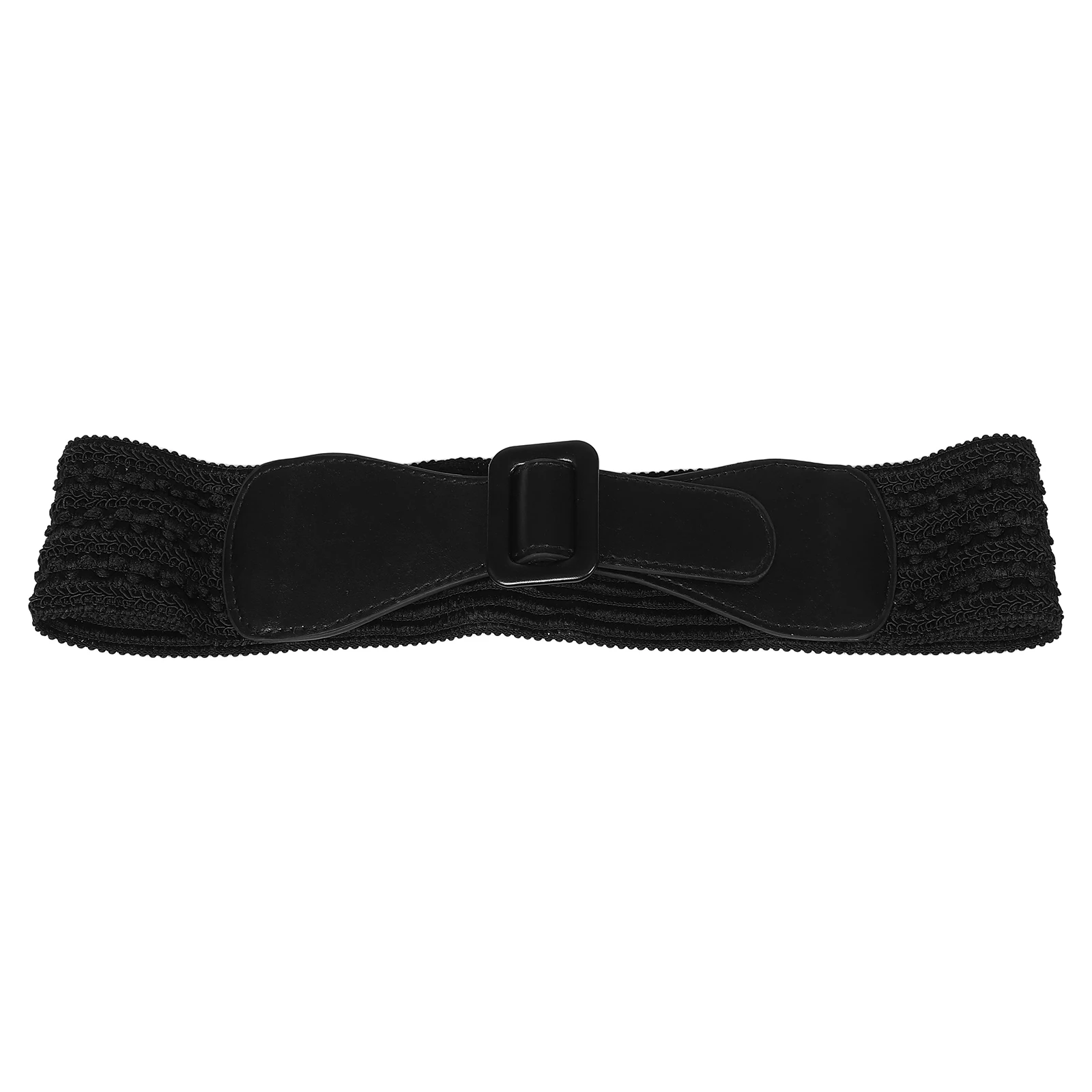 

Elastic Women 85cm Adjustable PU Polyester No Buckle Woven Belts for Ladies Waistband Fashionable Ladies Belts Girdle