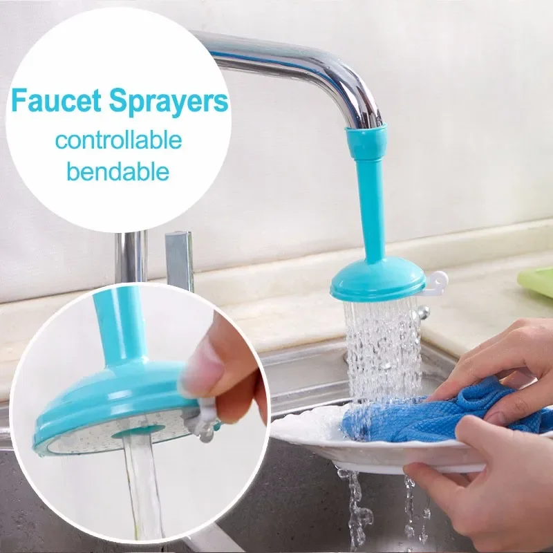 Multi-Function Faucet Sprayers Adjustable Household Plastic Tap Water-saving Shower Bath Splash Filter Shower Head Kitchen