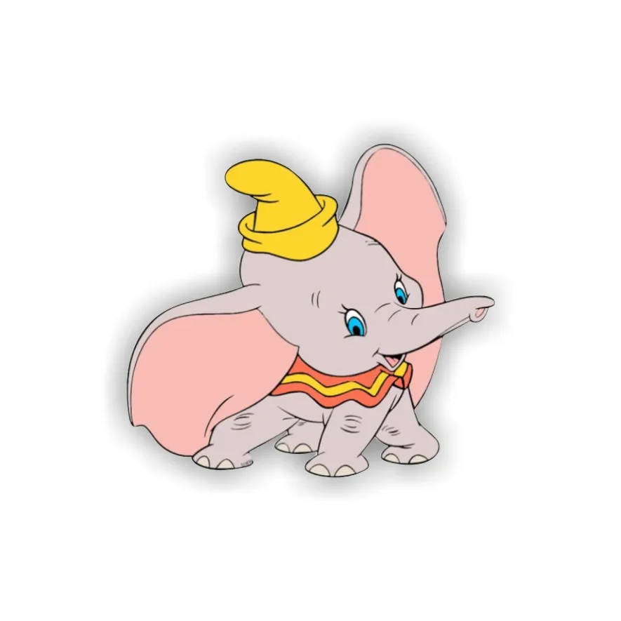 Disney Cute Dumbo Collection Lapel Pin Badge Pins Clothes Backpack Decorationcartoon Girl Heart  Brooch Versatile Badge