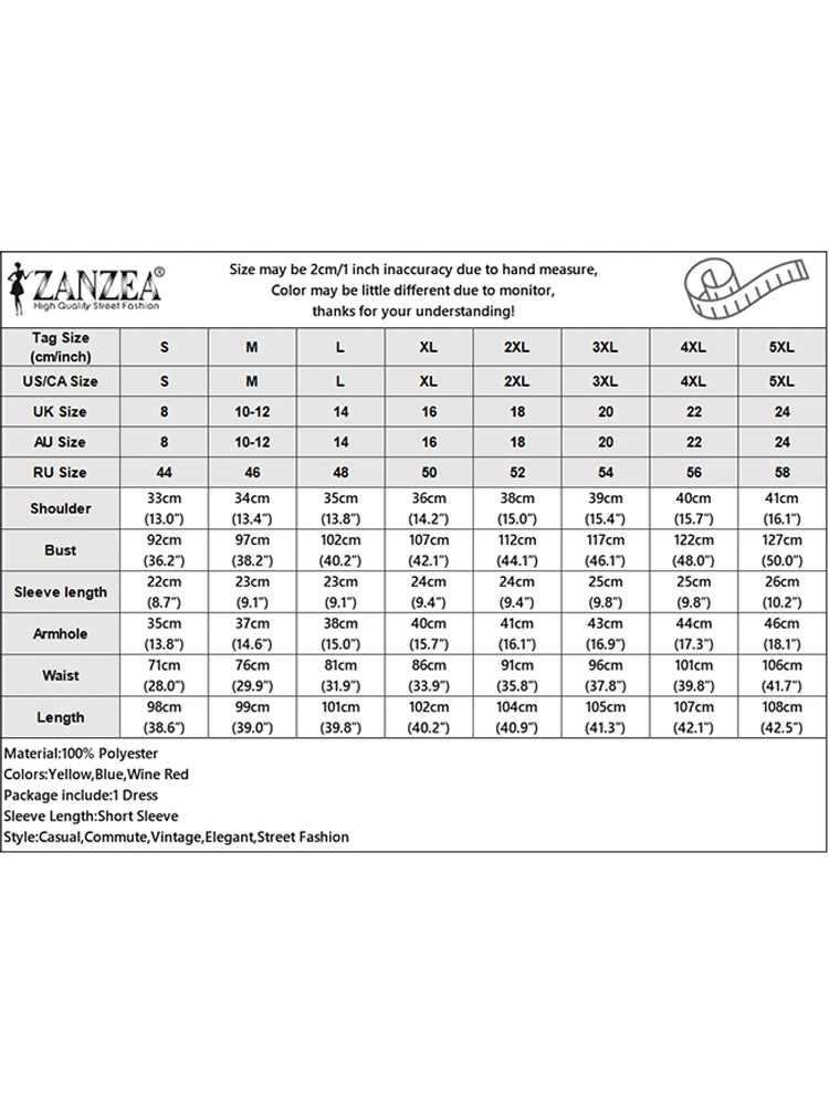 ZANZEA Abito da festa elegante da donna 2025 Abiti stampati alla moda Estate Manica a sbuffo Slim Fit Lavoro Vestito estivo Patchwork Abiti Robe