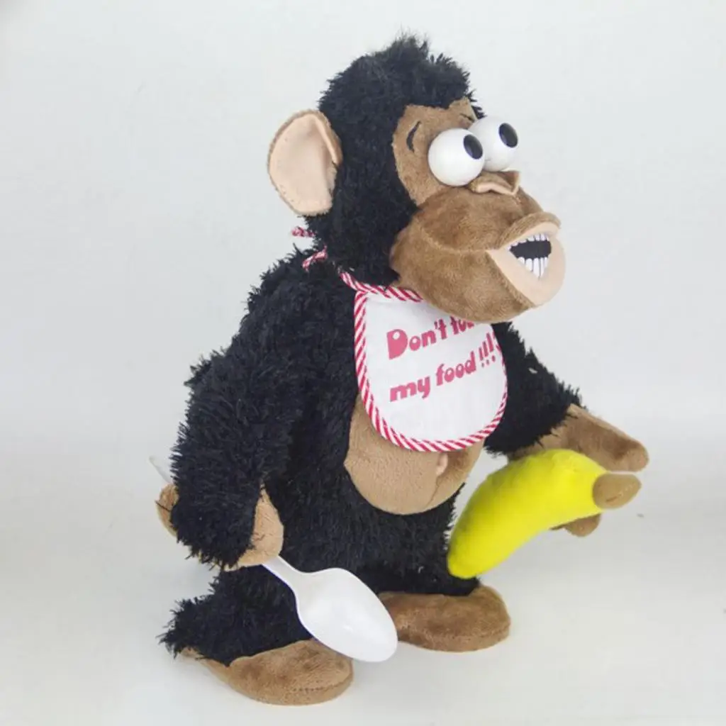 Electronic Screaming Jumping Orangutan Plush Doll Educational Toys