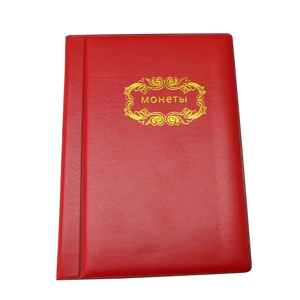 

120 Pockets Coin Collection Book 120 Holders Transparent Secure Flaps Gift Kids Family Collectors