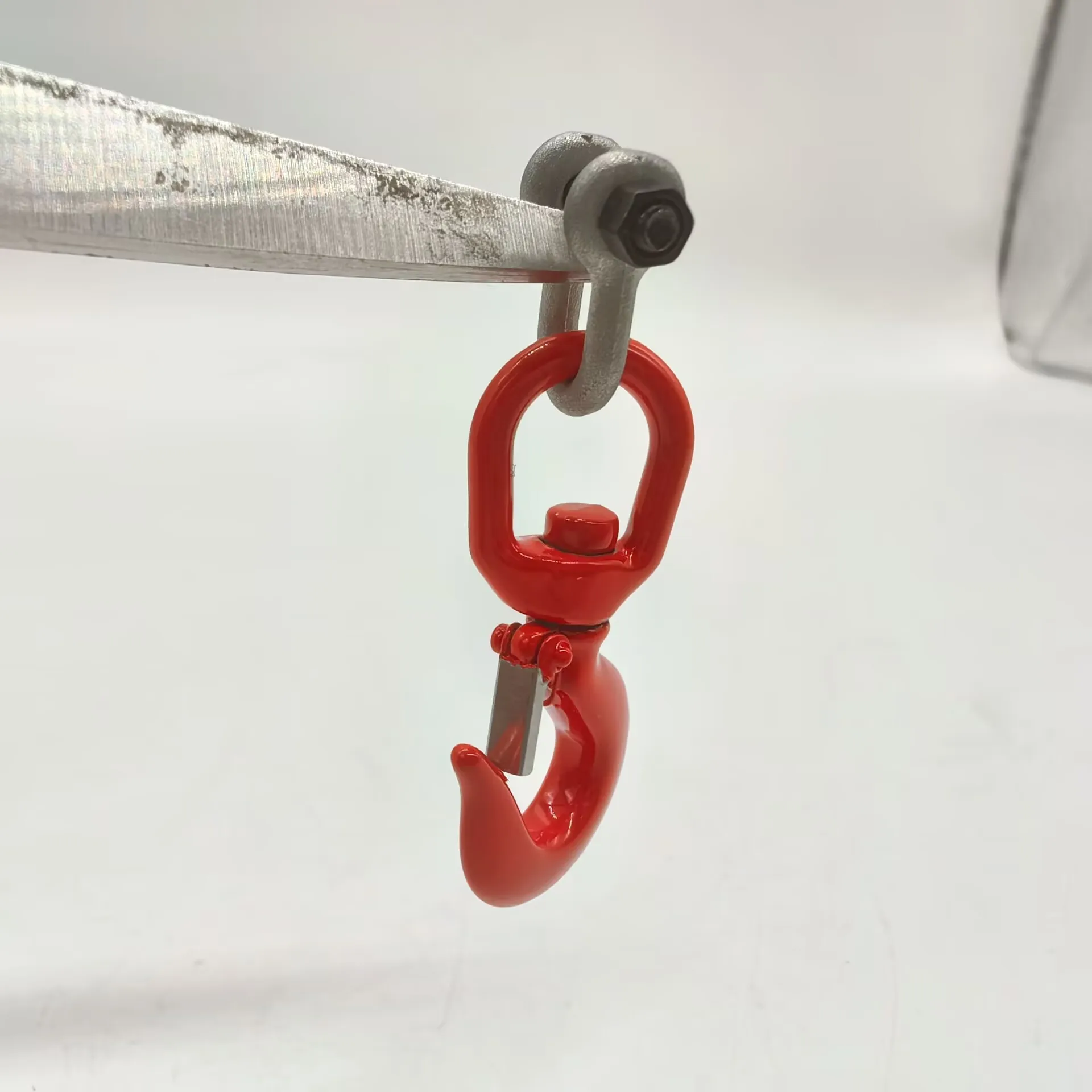 خطاف رافعة مثبت على الشاحنة - أجزاء ترقية وتعديل Jxmodel F1650، لقفل المحاكاة المعدنية Tamiya 1/14 #4