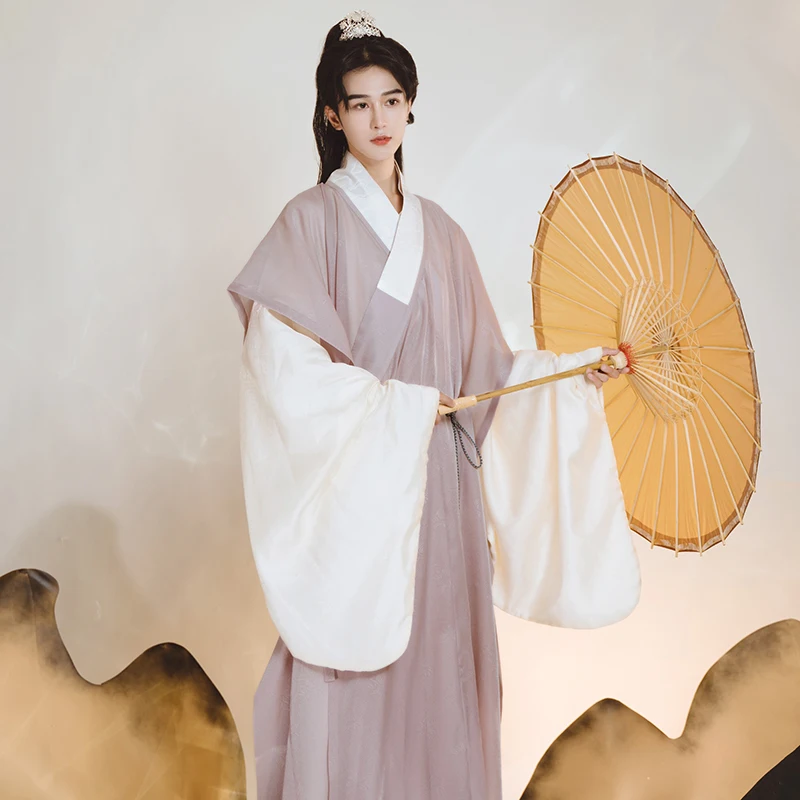 

Ele, весенне-осенний мужской комплект одежды Hanfu, комплект одежды Haome Son of a Lord, китайский традиционный этнический модный полиэстер