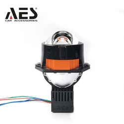 AES 2PCS 3.0inch F1 Pro Laser Bi-LED Projector Lens 75W for 9005 9006 H1 H7 H4 Bi-Laser Headlight Laser Car Headlight