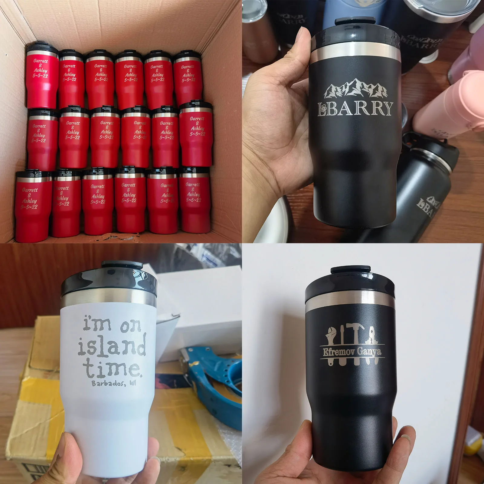 4 in 1 Insulated Drink Cooler Non-slip Double-walled Stainless Steel Bottle Vacuum Beer Cooler,Skinny Can Cooler Custom Logo