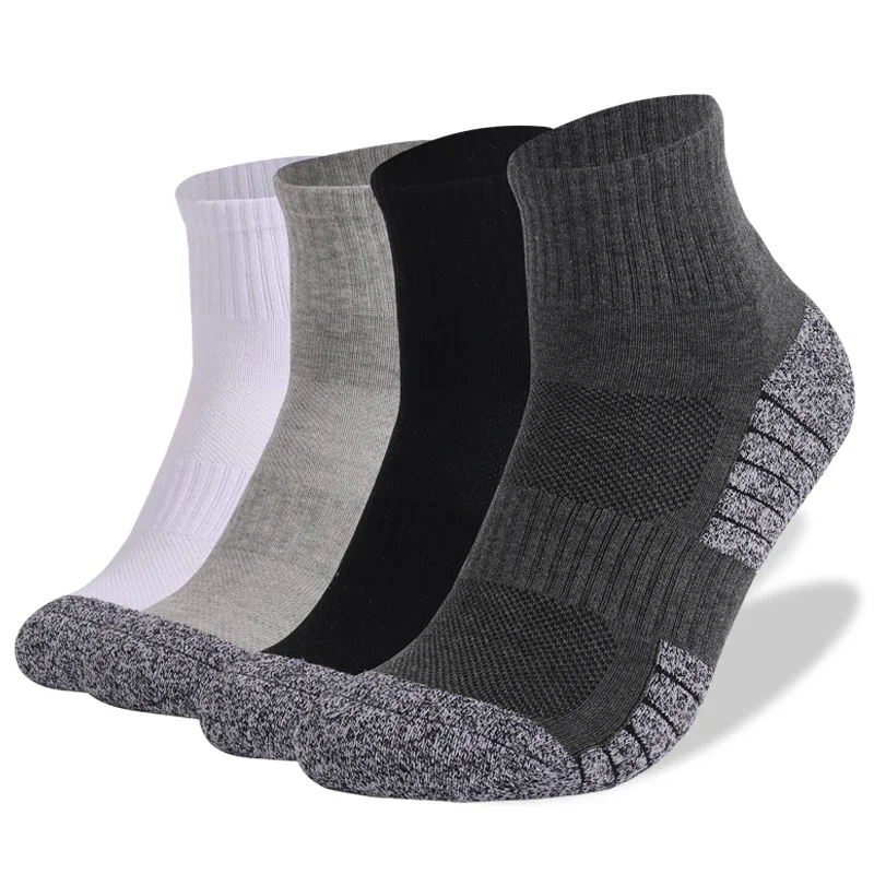 

4 Pairs of Professional Outdoor Sports Socks for Men and Women, Thickened Hiking Socks, Sweat-absorbent and Deodorizing