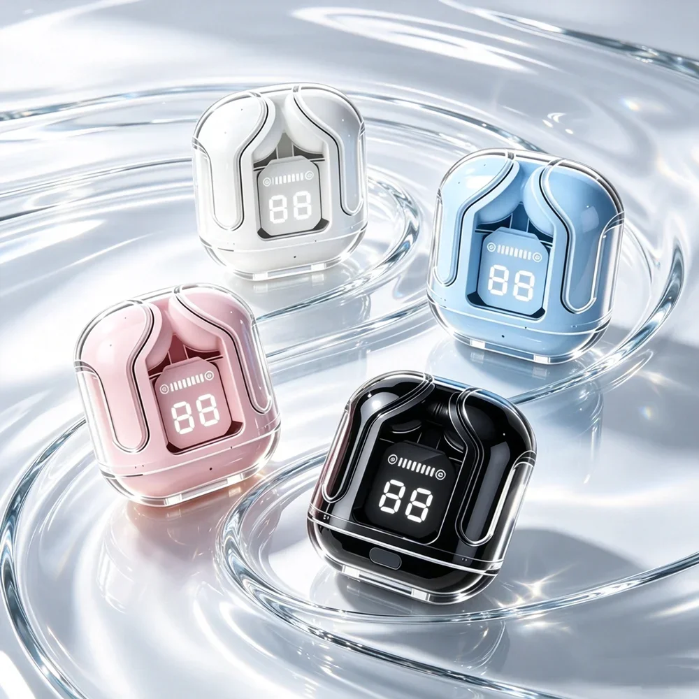 TWS Wireless Earbuds Fone Bluetooth Headphones Adopt Well Tuned Acoustics, Slim Housing, Touch Command To Manage Audio