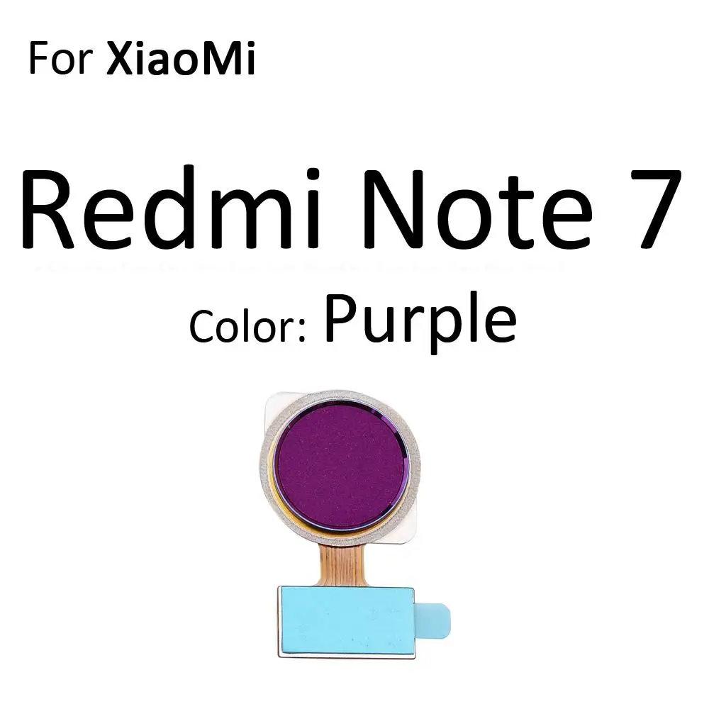 Fingerprint Scanner Connector For Xiaomi Redmi 6 Note 7 Pro Touch Sensor ID Home Return Button Key Connection Flex Cable Parts