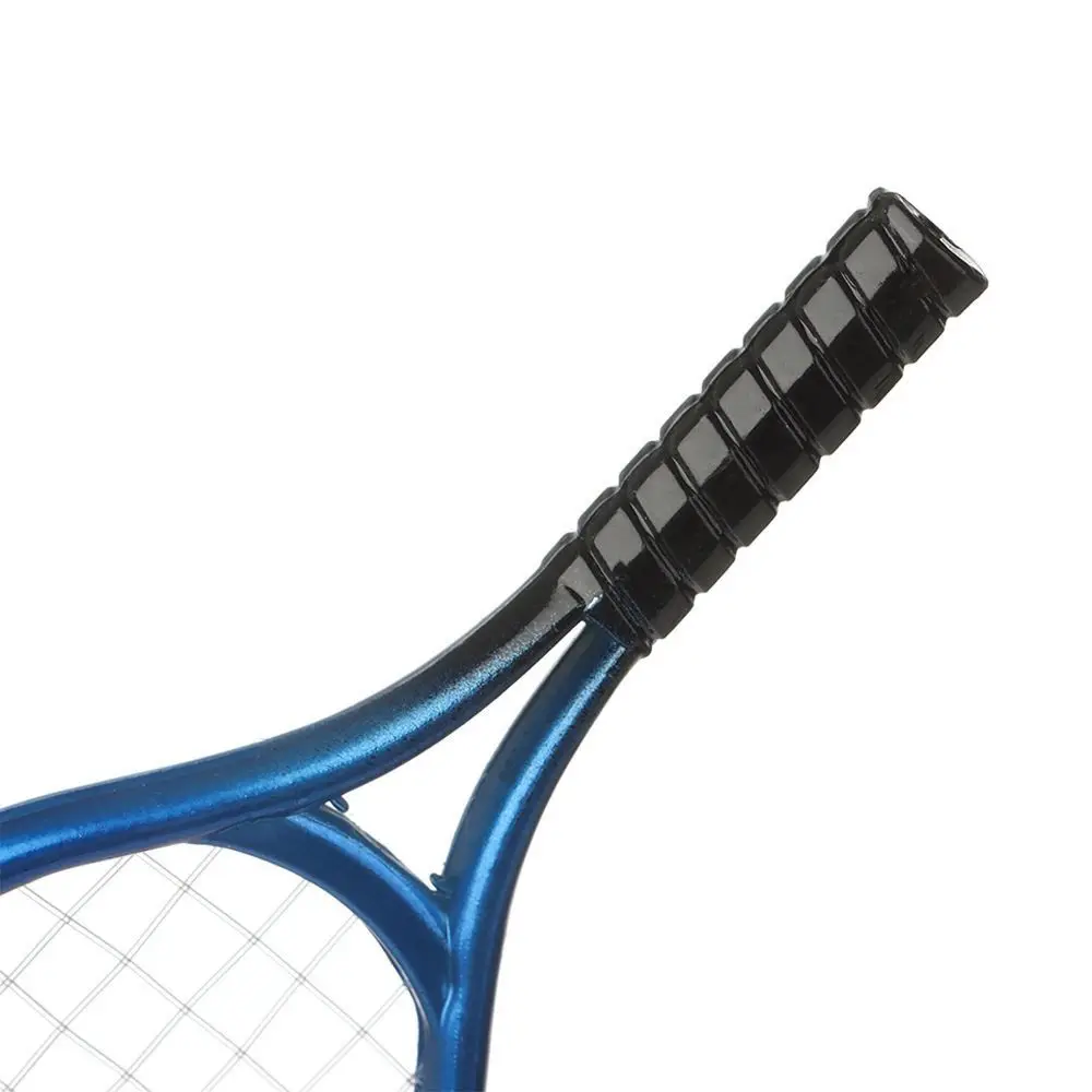 4PCS/Set Toy Gift Scene Model Sport Equipment Set Miniature Racquet Ball Bag Doll Tennis Racket kits Dollhouse Accessories