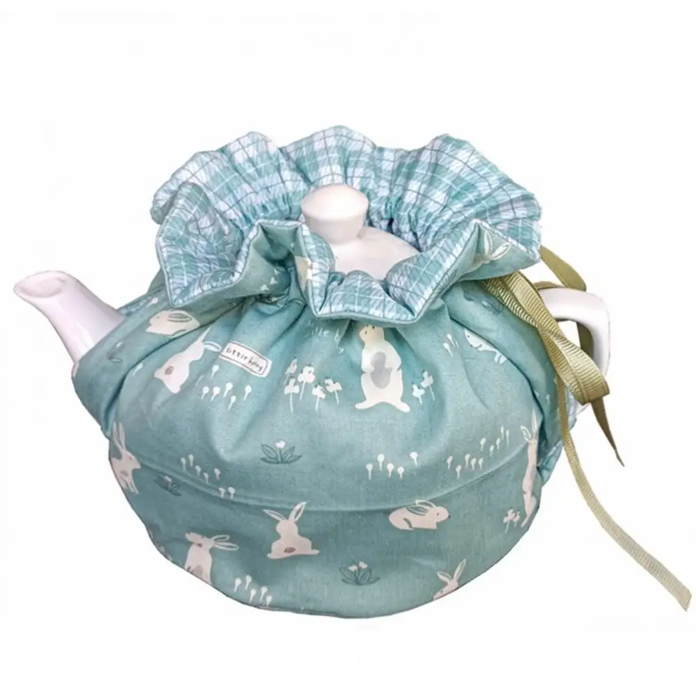 Machine Washable Teapot Cover Adjustable Teapot Cover Christmas Printed Teapot Cover Tea Cozy Set for Insulated Kettle Kitchen