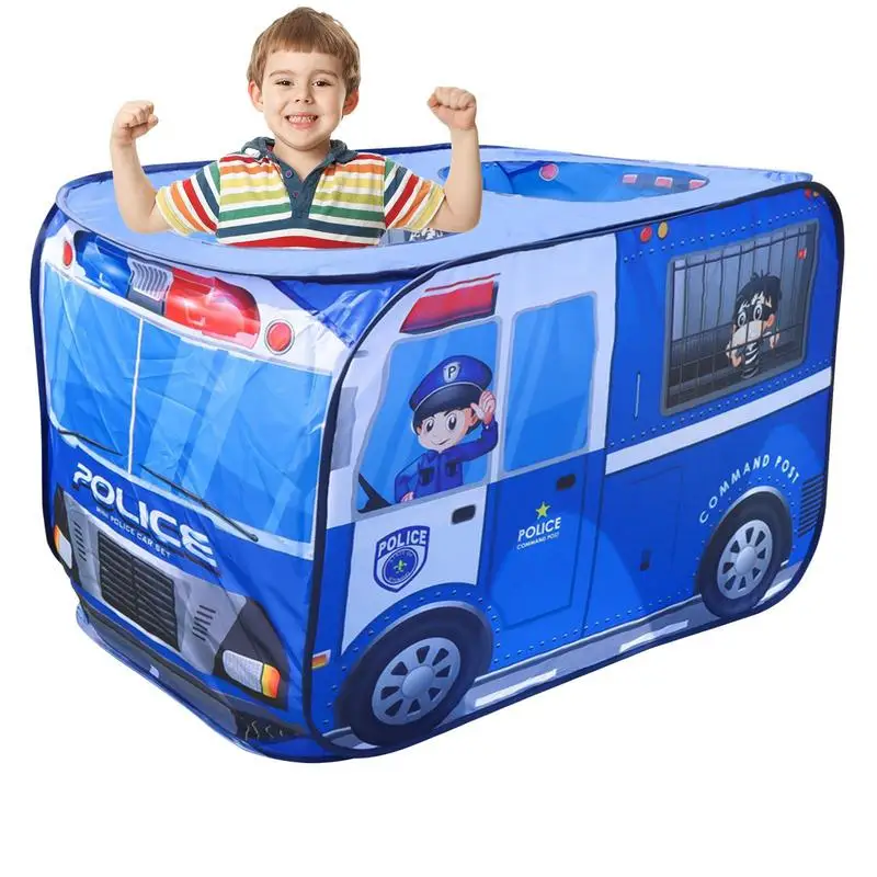 Foldable Play Tent Ice Cream Truck Foldable Pop Out Tent Cute Creative Pop Out Tent Large Capacity Tent For Role Play Games Part