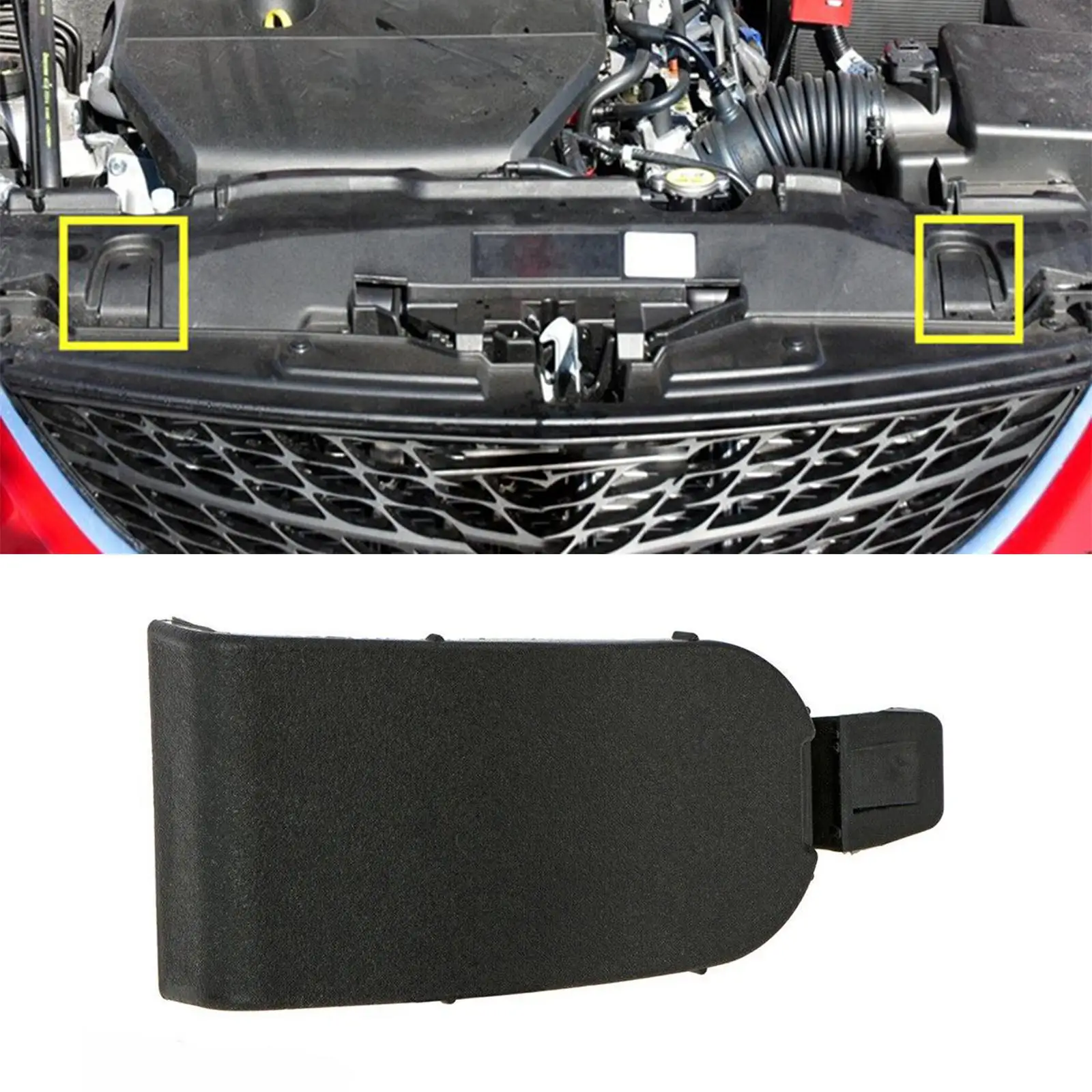 Cooling System Radiator Bracket L33D-15-241 High Performance Easy Installation Replacement for Mazda 2 5 CX-7 Accessory