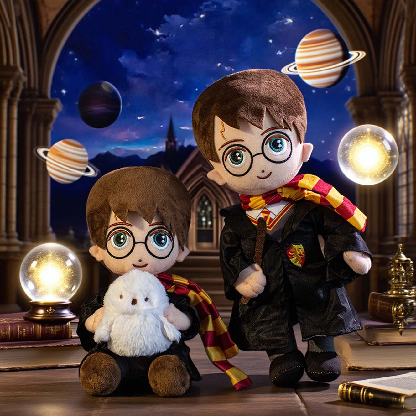 

Cute Movie Anime Harry Potter Plush Toy Stuffed Anime Gryffindor Harry Potter Figure Doll Home Decor Birthday Xmas Boy Gifts