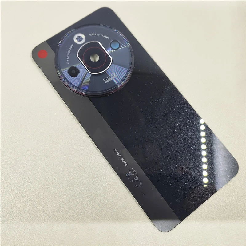 Glass Back Battery Cover For ZTE nubia Focus Pro 5G Z2351N Housing Lid Door Rear Case With Camera Frame Lens