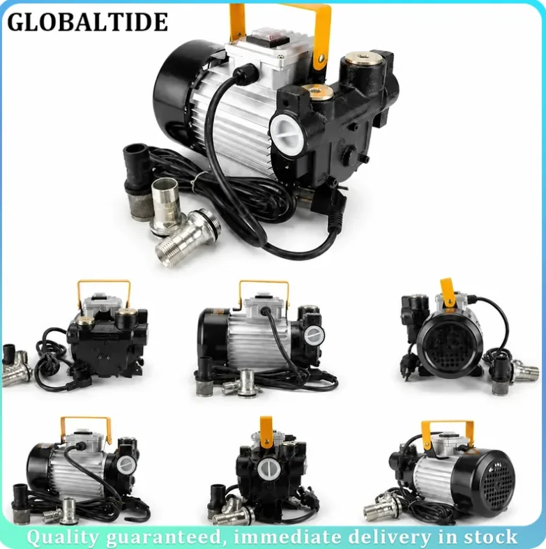 220V AC Portable Diesel Gear Pump Electric Fuel Oil Transfer Pump Refueling Pumps High Density