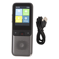 2.4 Inch Translation Device Portable Real Time 2 Way AI Voice Translator 112 Online 10 Offline Languages Translator for Travel