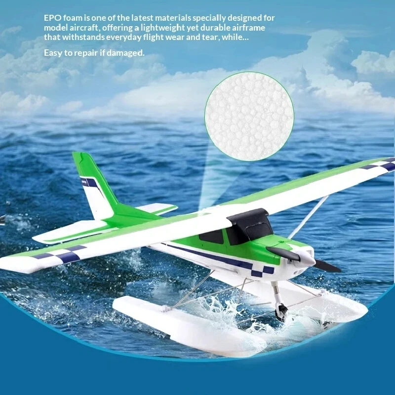 FMS 1220mm RC Airplane EPO Foam Remote Control Aircraft With Floats Beginner Hobby Flight Practice Model
