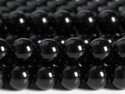 Natural stone Black Obsidian Beads Grade AAA Gemstone Loose Beads Round Size Options 4/6/8/10mm for Jewelry Making