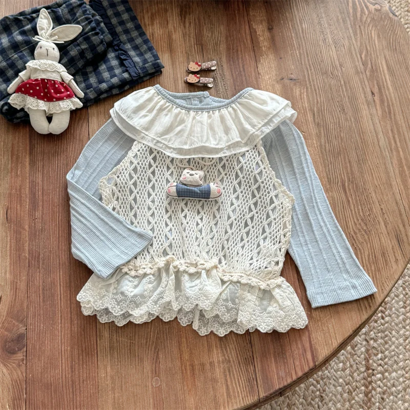 

Girls' Outfit Autumn New Fashionable Baby Children's Clothing Spring and Autumn Three-Piece Set
