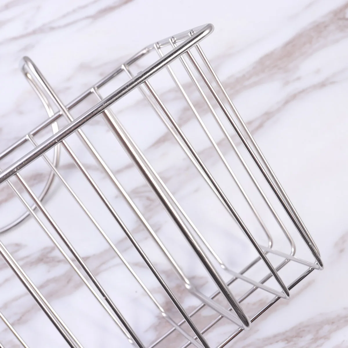 

Stainless Steel Sink Storage Basket Hanging Kitchen Organizer Hook Design Fast Drainage For Sponge Brush Soap Kitchen Accessory