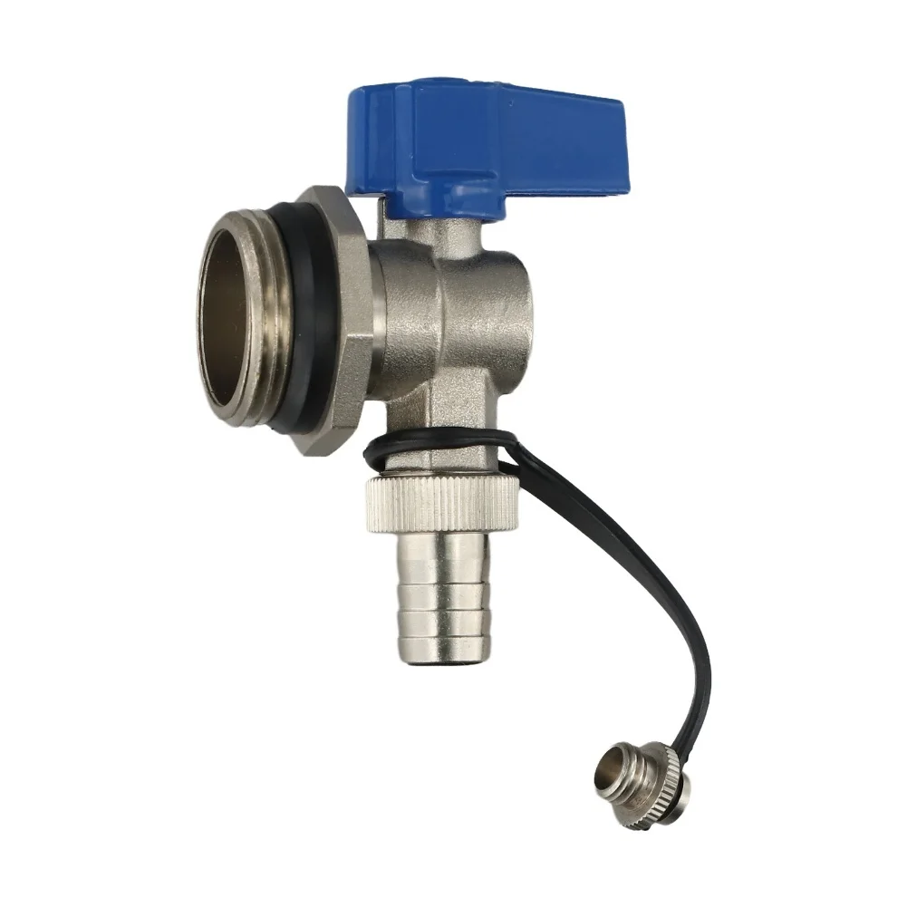 Brass Radiator Drain Valve Floor Heating Water Separator Drain Valve Quick Cleaning Thickened Explosion-Proof Home Improvement