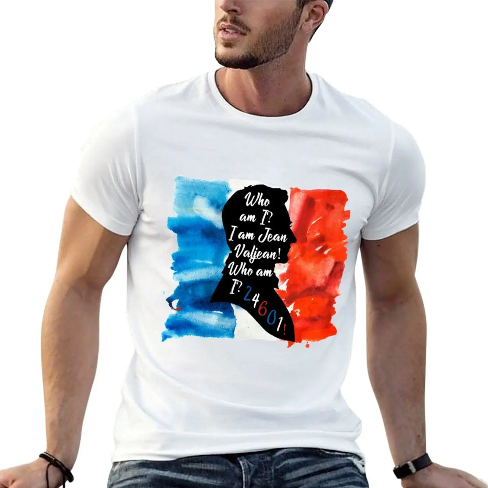 Jean Valjean 24601 T-Shirt Lightweight Gym Training T-Shirt