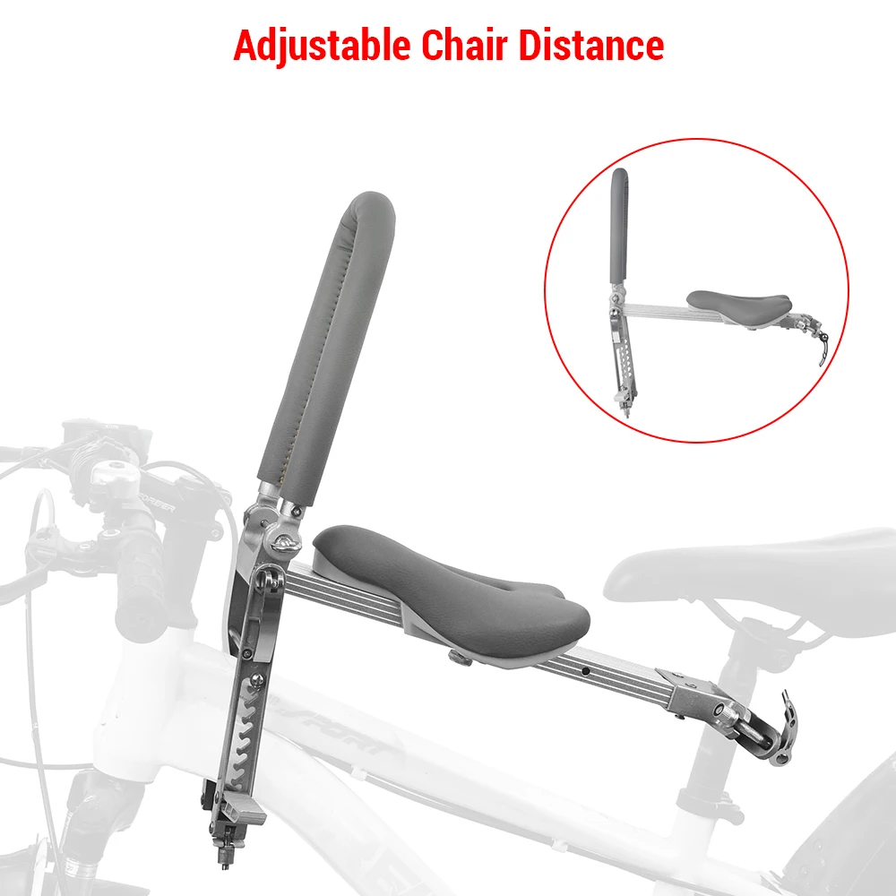 Bike Seat for Kids Ultra-Light Foldable Quick-Release Kisds Bike Seat Attachment for Adult Bike Road Bikes Folding Bike