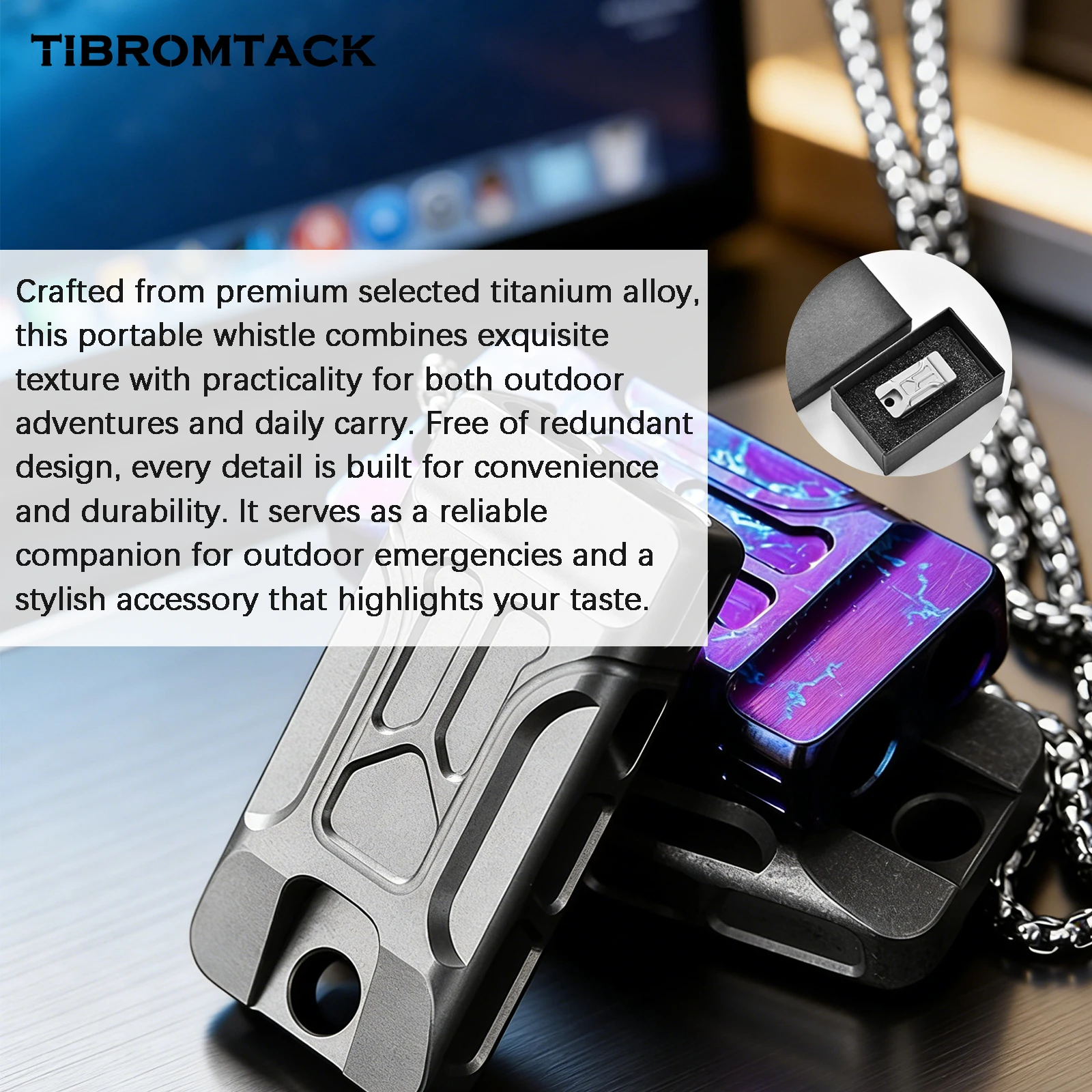 TIBROMTACK GR5 นกหวีดฉุกเฉินไท - Emergency Whistle Loud บทวิจารณ์และราคา
