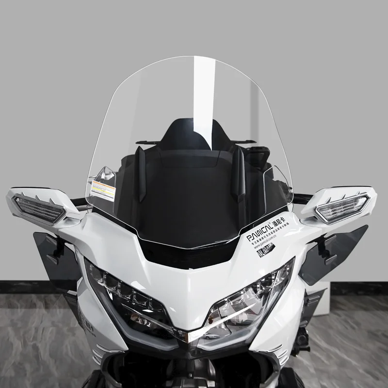 Panical 25inch Front Air Deflector Spoiler Shield Windshield Baffle For Honda Gold Wing GL1800 F6B 2018-2023 PC