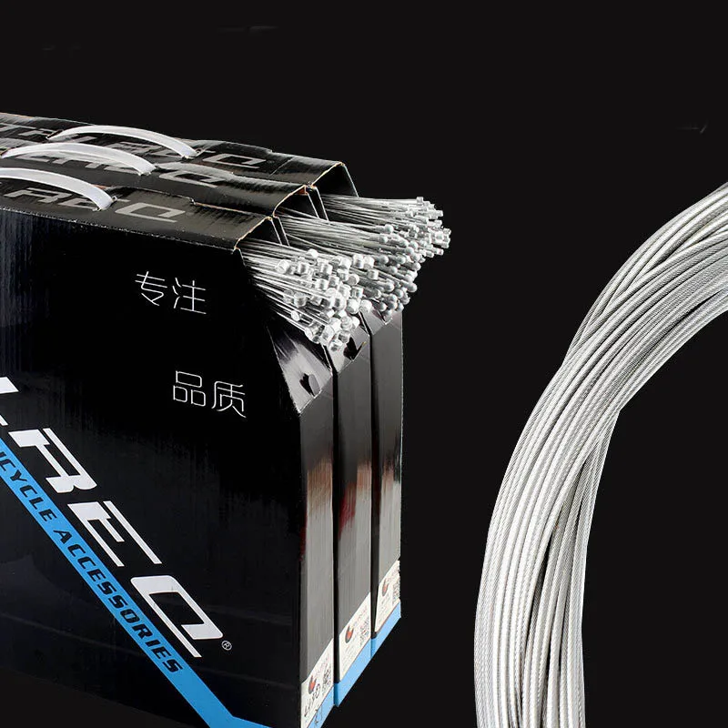 

Mountain Bike Brake Cable Stainless Steel Inner Wire Core 11m Front 17m Rear High Tensile Strength for Road Folding Bikes