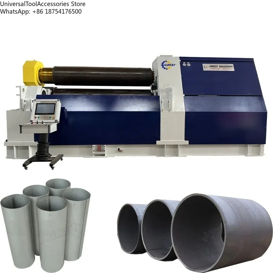 Four Rollers CNC Hydraulic Steel Sheet Metal Pipe Plate Bending Rolling Machine Price