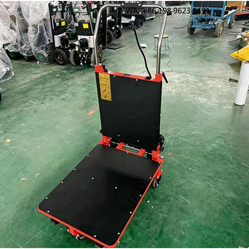 High‑Stability Automatic  Stair Climber, 400kg Full‑Tracked Structure, Portable Hand Truck For Warehouse Bulk‑Goods Upstairs Wor