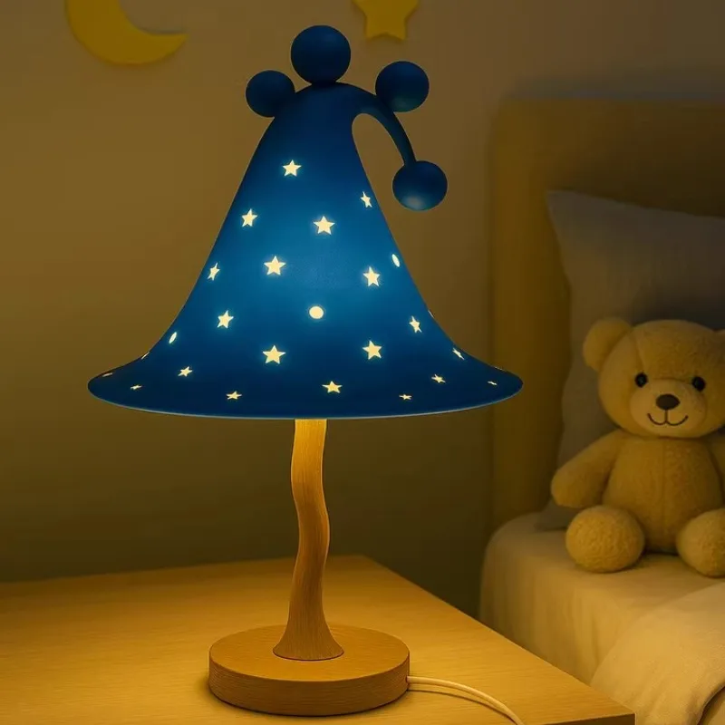 

Creative mushroom desk lamp ins wind romantic atmosphere light resin warm romantic bedroom bedside night light