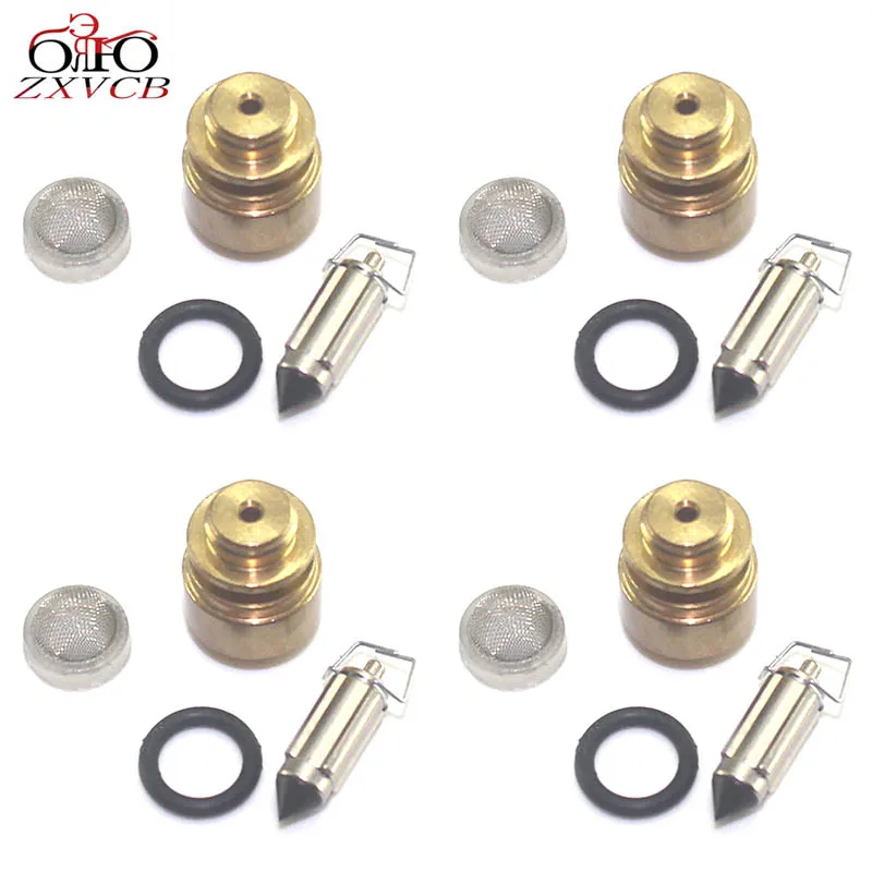 

for Ninja ZX6R ZX600 J/G 1998-2002 ZZR600 ZZR ZX 600 ZX 6R ZX-6R J G Motorcycle carburetor repair kit needle valve seat parts