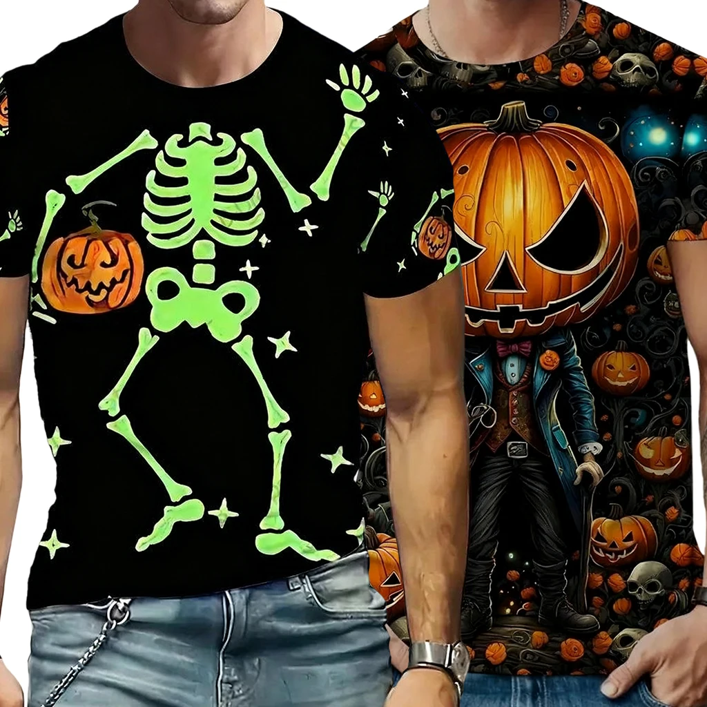 

Унисекс, быстросохнущая дышащая футболка для езды на мотоцикле, модная повседневная футболка для спорта на Хэллоуин, бега, фитнеса, уличного отдыха