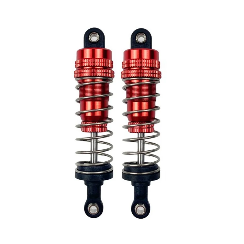 New 4Pcs Metal Front and Rear Oil Shock Absorber Damper for MJX H16 16207 16208 16209 16210 1/16 RC Car Upgrades Parts,1