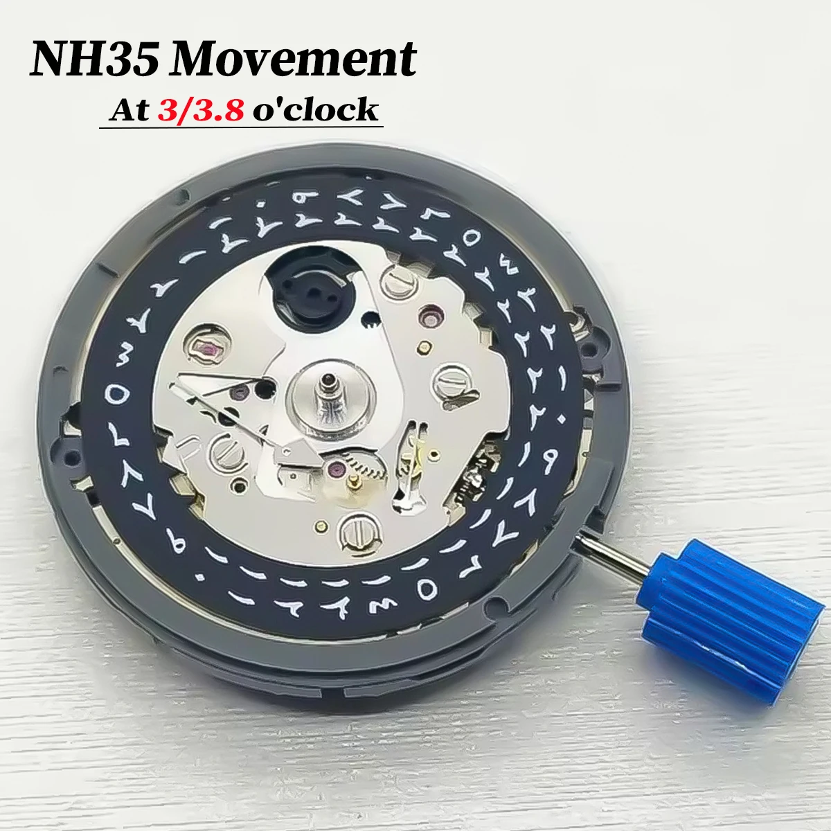

Japan Genuine NH35 Automatic Mechanical Movement High Accuracy 24 Jewels Mod Watch Replacement NH35A Date at 3H