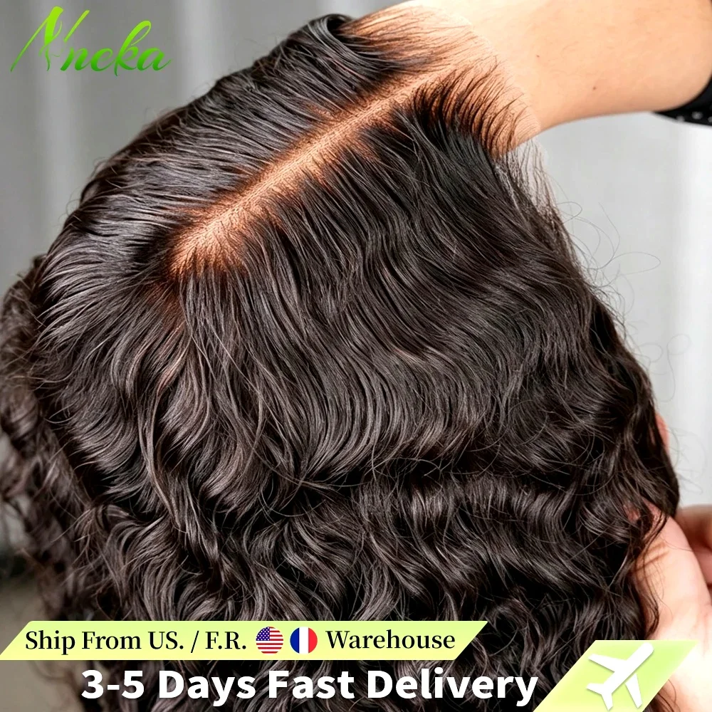 Pelucas de Cabello Humano con Encaje Frontal 13x6 13x4, Ondas Profundas 200% de Densidad, Pre-arrancadas, Ondas de Agua Rizadas, Pelucas Frontales de Encaje sin Guantes 4x4 5x5 para Mujer, Listas para Usar