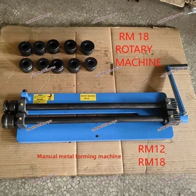 Metal Reel Machine RM-18 Ball Machine Thin Plate Rotary Edge Press 6 Sets of Molds Can Be Equipped with Brackets RM12