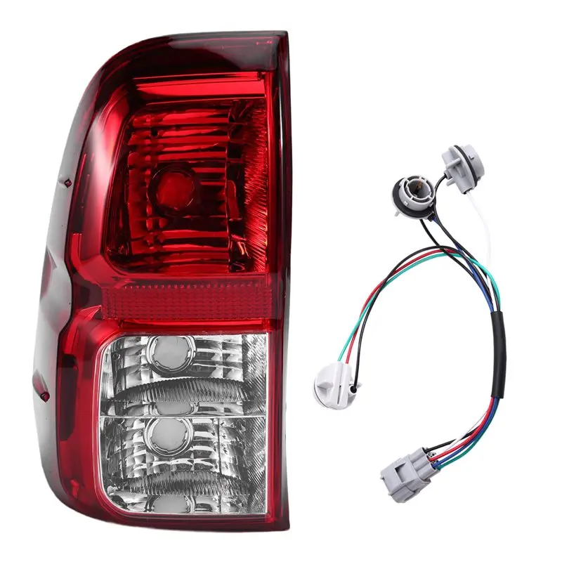 

Wire Harness Included Tail Lamp For Toyota Hilux Revo Pickup 2016-2018 Auto Rear Light Car Accessories No Bulbs