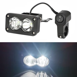 For Surron Sur-Ron Segway Talaria Square Headlight Switch White Spot Flood Led Pod Combo Kit Plug and Play Motorcycle Front Lamp
